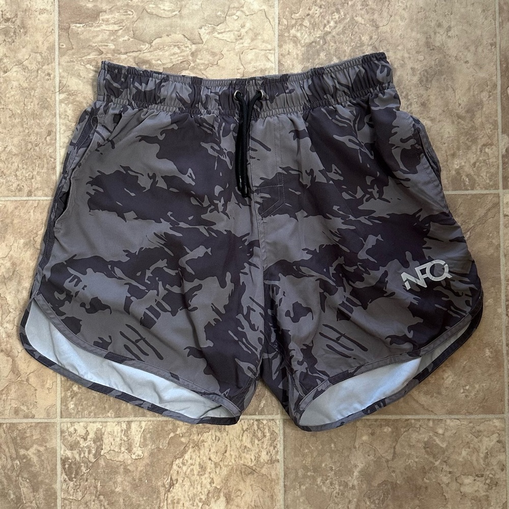 Men's Camouflage Shorts - Gray